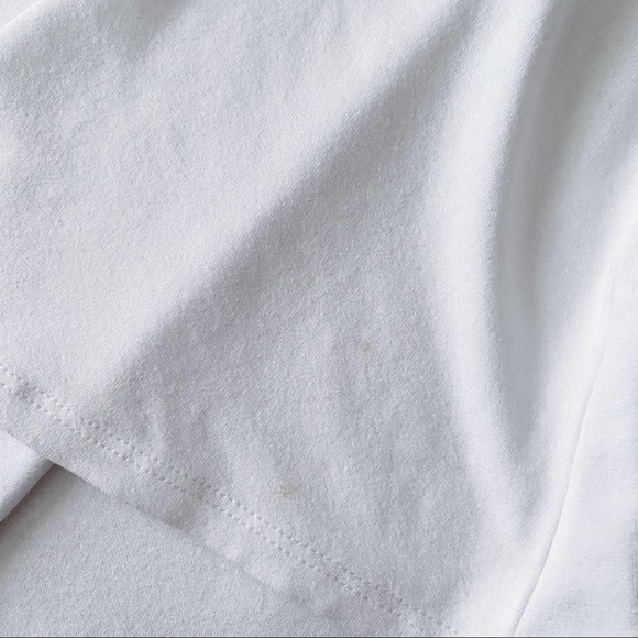 Eileen Fisher White Mock Neck Sleeveless Top - Picture 9 of 10